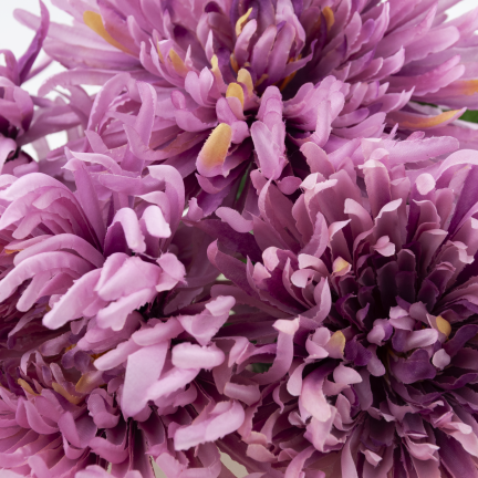 CV41649-mix-2 Chrysanthemen im Strauß – wie echt aussehende künstliche Chrysanthemen, 45 cm, Premium-Qualität