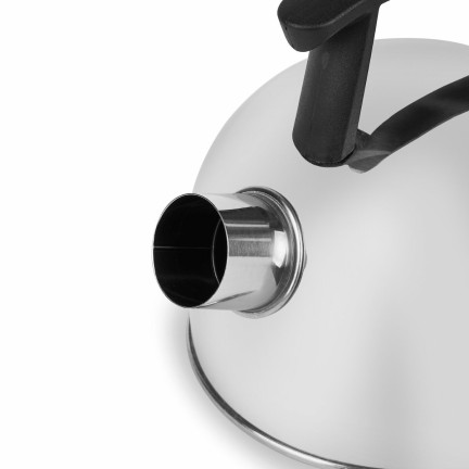 TD20 Edelstahl rostfrei Kessel 1,5 l silberfarben für INDUKTION UND GASBRENNER