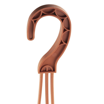 DAGW5-R624 HÄNGEPRODUKTION TEICH, 27 cm runder Balkontopf mit Haken 4,5L