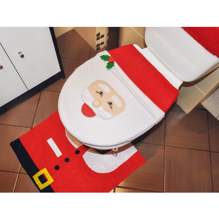 SW62 BADEZIMMER SET WEIHNACHTSWUNDER DECKEL BADEZIMMERTEPPICH