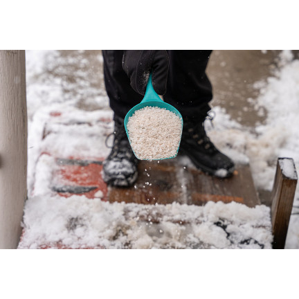 Streusalz für Schnee, Eis, Gehwege, Auffahrten und Pflastersteine – Biovita-Antiklumpmittel, 5 kg
