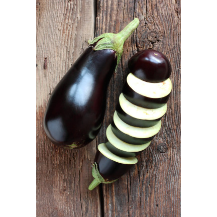 W1003 AUBERGINE SAMEN SCHWARZE SCHÖNHEIT LILA BIRNE DER LIEBE 1G