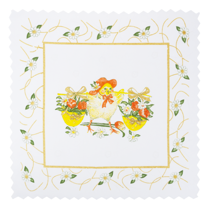 DEC4518 OSTERN SERVIETTE 36CM OSTERN TISCHDEKORATION