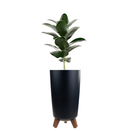 DGTL200-S433 GUARDIAN FLOWER POTS HIGH ON FLOWER LEVELS Anthrazit PALM TREE