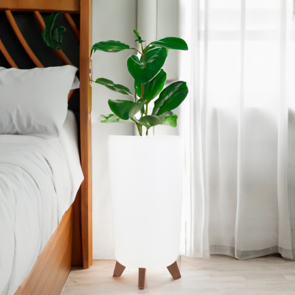 DGTL240-S449 BLUMENTOPF GRACIA TUBUS SLIM WEISS