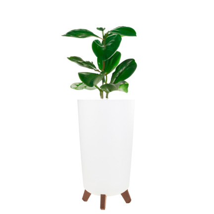 DGTL240-S449 BLUMENTOPF GRACIA TUBUS SLIM WEISS