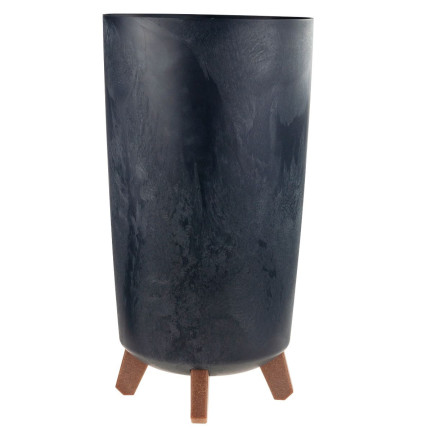 DGTL200E-S433 BLUMENTOPF GRACIA SCHLANK BETON EFFEKT BLUMENGEHÄUSE FÜSSE BETON EFFEKT
