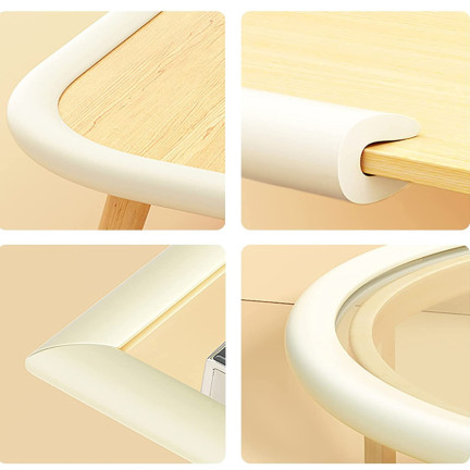 TG53544-1 Schutzschaumband für Ecken, Kanten und L-förmige Ecken, dick, 2 Meter, weiß