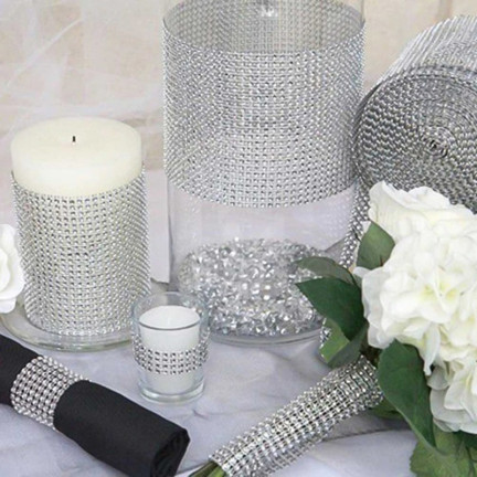 TG51184 SILBER DIAMANT GÜRTEL ZIRKONIA STRASSSTEINE