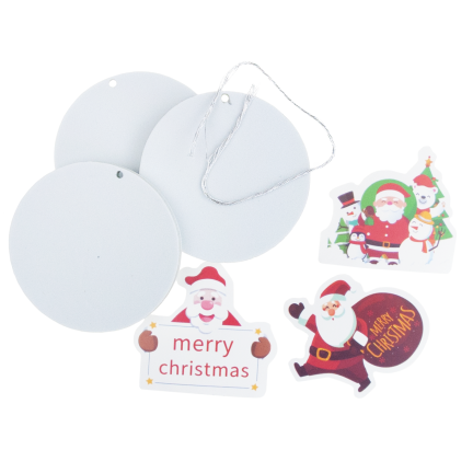 DIY7090 Set mit Weihnachtsdekoration zum Aufhängen mit DIY-Aufklebern