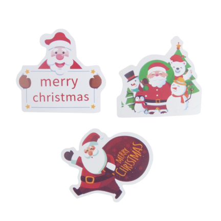 DIY7090 Set mit Weihnachtsdekoration zum Aufhängen mit DIY-Aufklebern
