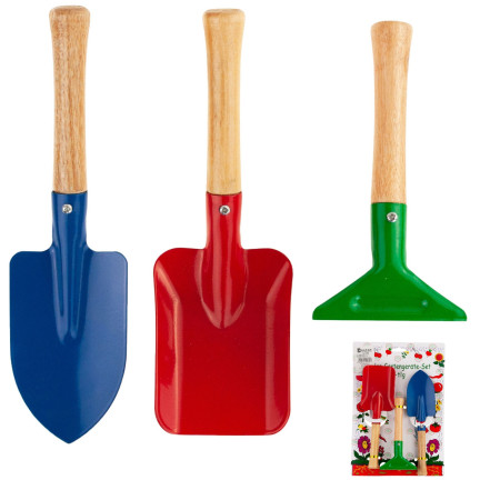 DOS2637 GARTENGERÄTE HARKE SCHAUFEL SCHAUFEL 3W1 MINI GARTEN KIT