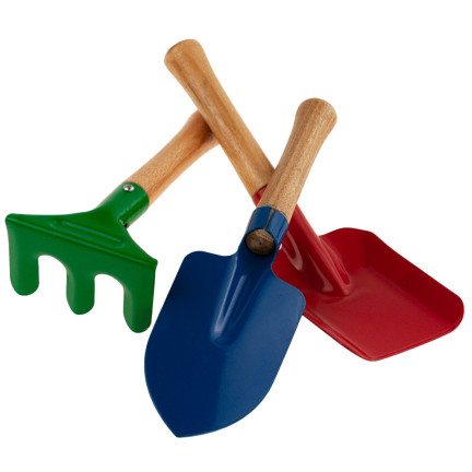 DOS2637 GARTENGERÄTE HARKE SCHAUFEL SCHAUFEL 3W1 MINI GARTEN KIT