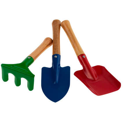 DOS2637 GARTENGERÄTE HARKE SCHAUFEL SCHAUFEL 3W1 MINI GARTEN KIT