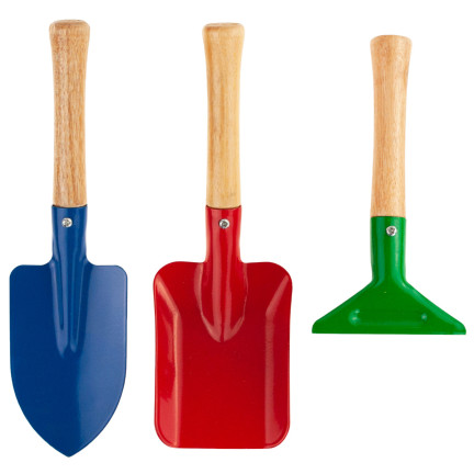 DOS2637 GARTENGERÄTE HARKE SCHAUFEL SCHAUFEL 3W1 MINI GARTEN KIT