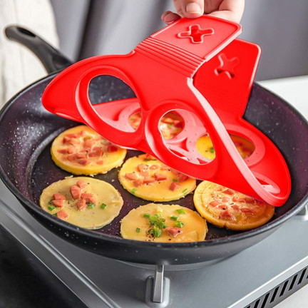 TG63197 Silikonpfannkuchenform für Pfannkuchen, Spiegeleier, Omeletts und Pfannkuchen