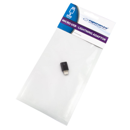 EB270K MICRO USB 2.0 LIGHTNING ADAPTER SCHWARZ