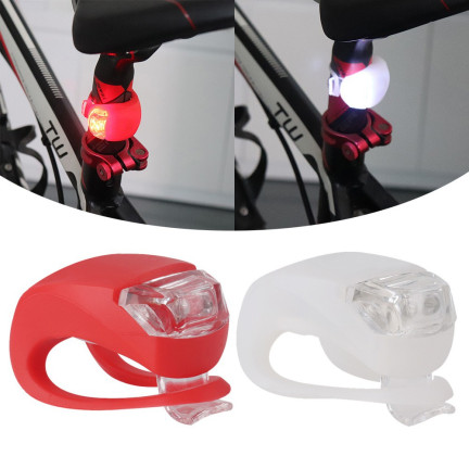 EOT011 LED FAHRRADLICHT VORNE UND HINTEN SILIKON ALYA