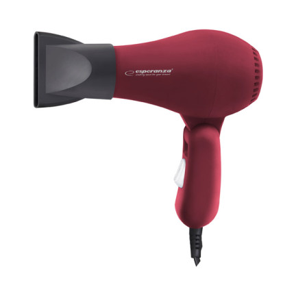ES16C FALTBARER KOMPAKTER REISEHAARTROCKNER 750W ROT