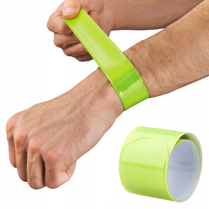 TG54780 SELBSTVERRIEGELNDE GELBE REFLEKTIERENDE ARMBINDE