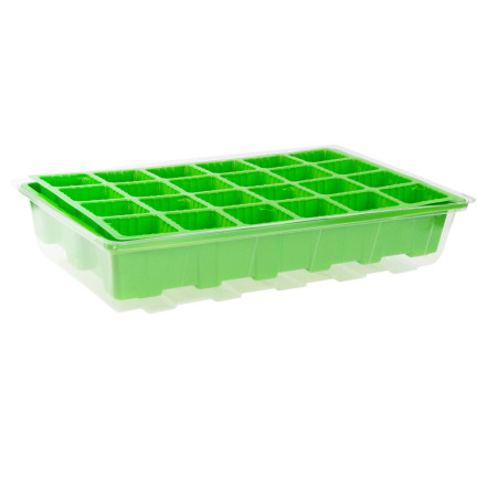TG67367 MINI GEWÄCHSHAUS GERMINATOR SETZLING PROPAGATOR 24 FÄCHER