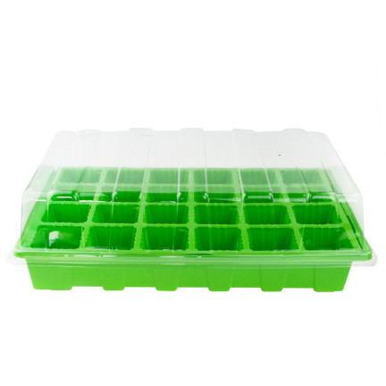TG67367 MINI GEWÄCHSHAUS GERMINATOR SETZLING PROPAGATOR 24 FÄCHER