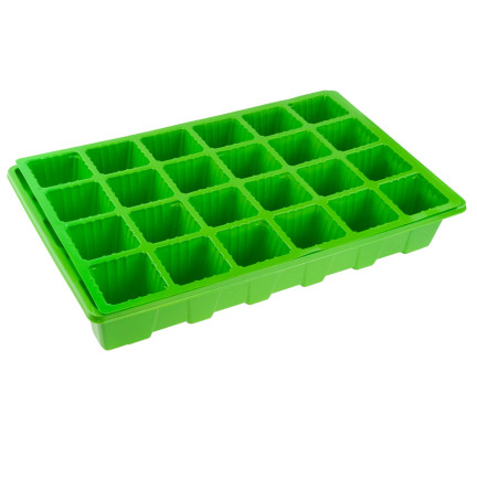 TG67367 MINI GEWÄCHSHAUS GERMINATOR SETZLING PROPAGATOR 24 FÄCHER