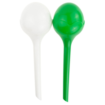 EDA8563-NEUE BEWÄSSERUNG KUGELN BLUME PFLANZE ZINKEN SPENDER IRRIGATOR 2PCS. KUGEL