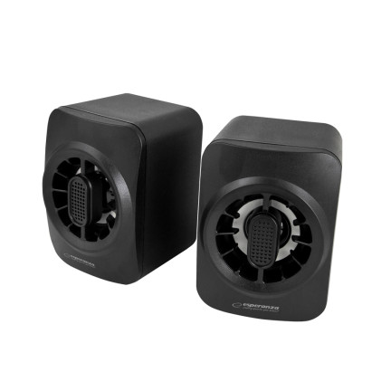 2.0-USB-Lautsprecher mit LED-Beleuchtung „Rainbow Sakara Esperanza“ EGS104 