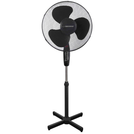 EHF001KK BODENVENTILATOR VENTILATOR ZYLKULATOR LEISTUNGSSTARK 50W STEHEND SCHWARZ EFFIZIENT