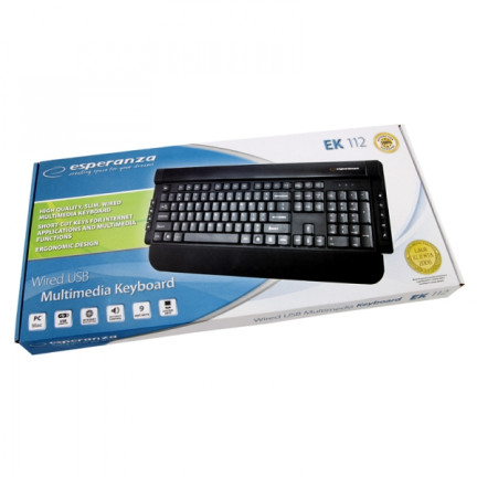 EK112 ESPERANZA USB-VERKABELTES MULTIMEDIA-TASTATUR AUSTIN