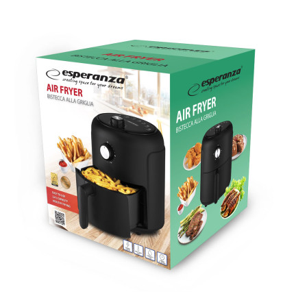 EKA001 ESPERANZA FETTFREIE HEISSLUFTFRITTEUSE 2,6L BISTECCA ALLA GRILIA