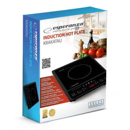 EKH011 INDUKTIONSKOCHFELD ELEKTROHERD 2000W TIMER LCD TIMER 5 MODI