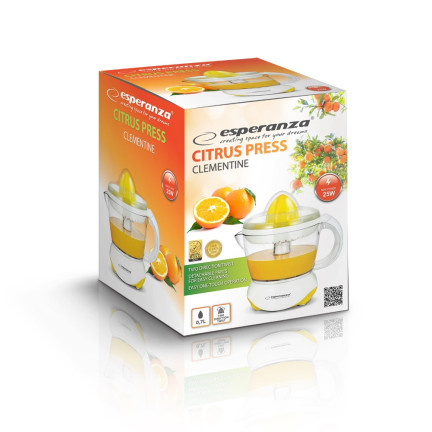 EKJ001Y ZITRUSPRESSE CLEMENTINE WEISS UND GELB
