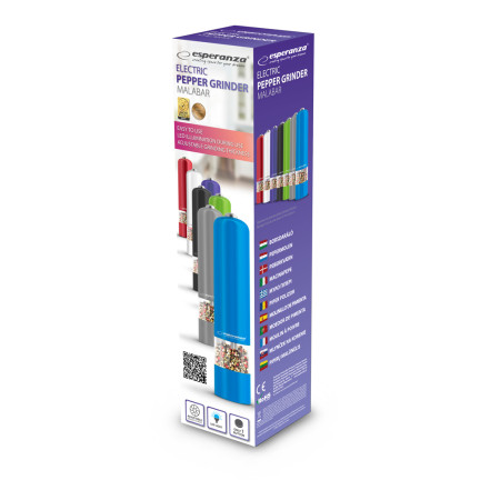ES3B PFEFFER SALZ GEWÜRZMÜHLE ELEKTRISCHE MÜHLE LED KONTROLLE