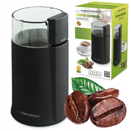 EKC001K ESPERANZA ESPRESSO KAFFEEMÜHLE SCHWARZ