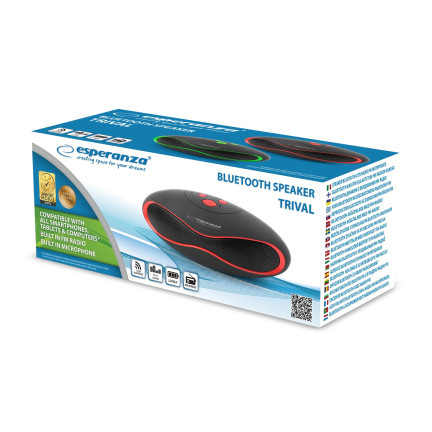 EP117KR TRAGBARER DRAHTLOSER BLUETOOTH-LAUTSPRECHER FM SD