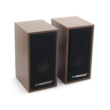 EP122 USB-COMPUTER-LAUTSPRECHER aus Holz 2.0 6w KIT