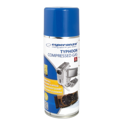 ES23 DRUCKLUFT MIT RÖHREN 400ml REINIGUNGSSPRAY ESPERANZA