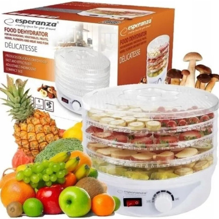 EKD003 GROSSER PILZ OBST GEMÜSE FLEISCH TROCKNER ROBUST