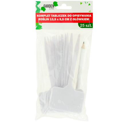 EVA2734 PLANT LABELS mit Bleistift 25pcs