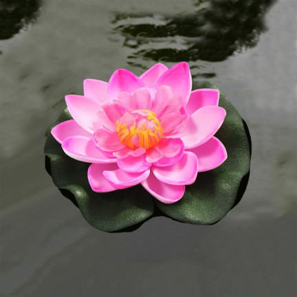CV07908-2 SEEROSE KÜNSTLICHE LOTUSBLUME SCHWIMMEND FÜR WASSERTEICH ATRAPA
