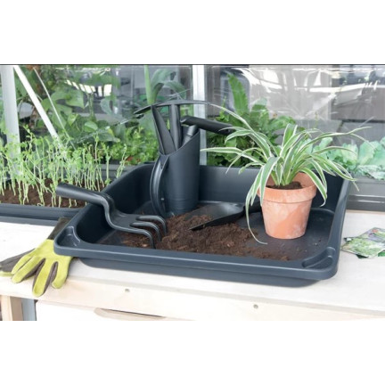 INST01-S433 MINI GEWÄCHSHAUS SETZKASTEN + WERKZEUG