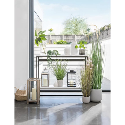CV06319 GROSSES 85CM KUNSTGRAS IN EINEM FEY-TOPF