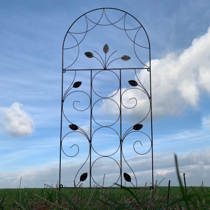 Gartengitter, Garten-Spalier, Stütze für Kletterpflanzen, 2 Stück