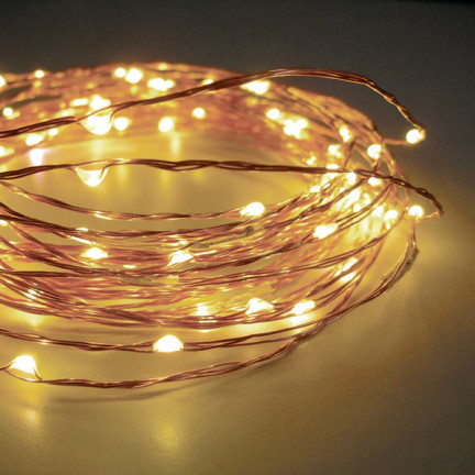 TG66255-2 DRAHT LICHTER 20 LED MICRO GARLANDE WARM WEISS RAUTENFÖRMIG