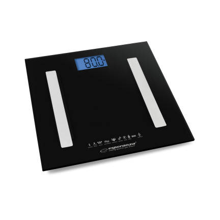 EBS016K ESPERANZA 8IN1 BADEZIMMERWAAGE MIT
BLUETOOTH-FUNKTION B.FIT SCHWARZ