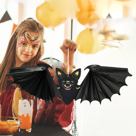 TG44483 FLEDERMAUS HALLOWEEN DEKORATION HÄNGEND GROSS
