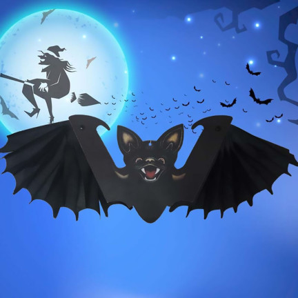TG44483 FLEDERMAUS HALLOWEEN DEKORATION HÄNGEND GROSS
