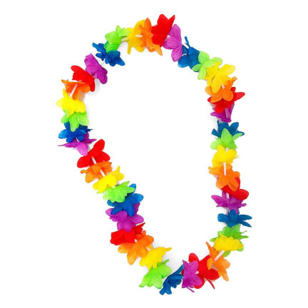SP52 HAWAIIANISCHE BLUMEN HALSKETTE PARTY